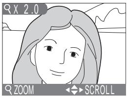 NIKON COOLPIX 2000 - Effectuer un gros plan : Le zoom de lecture - 1