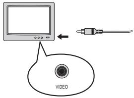NIKON COOLPIX 2000 - Connecter le cable video au péripérisque video - 1