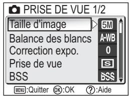 NIKON COOLPIX 5600 - Utilisation du menu Prise de vue - 2