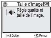 NIKON COOLPIX 5600 - Aide du menu Prise de vue - 1