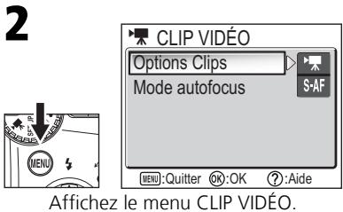NIKON COOLPIX 5600 - Aide du menu Clip Vidéo - 2