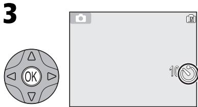 NIKON COOLPIX 5600 - Pour les autoportraits : utilisation du retardateur - 3