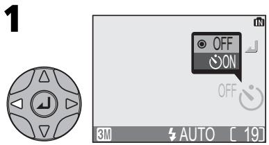 NIKON COOLPIX 2200 - Pour les autoportraits : utilisation du retardateur - 1