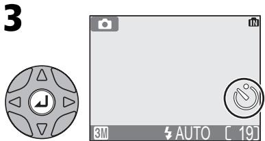 NIKON COOLPIX 2200 - Pour les autoportraits : utilisation du retardateur - 3