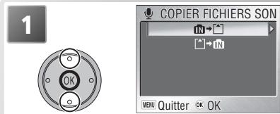 NIKON COOLPIX S2 - Copie d'enregistrements audio - 2