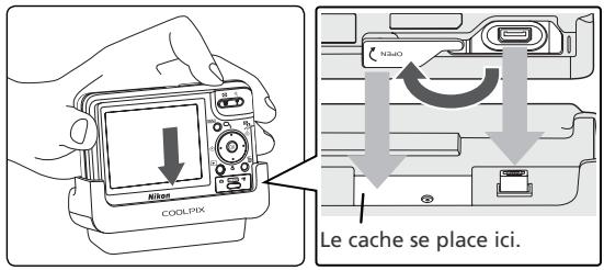 NIKON COOLPIX S2 - Placez l'appareil photo dans la COOL-STATION - 1