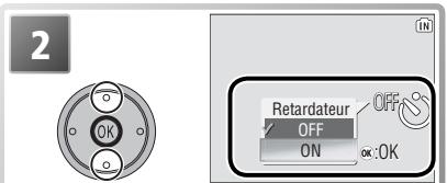 NIKON COOLPIX S2 - Utilisation du retardateur - 2