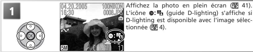 NIKON COOLPIX S2 - Optimisation automatique du contraste : D-Lighting - 2