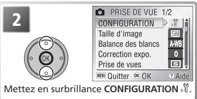 NIKON COOLPIX S2 - Le menu Configuration (Setup) - 2