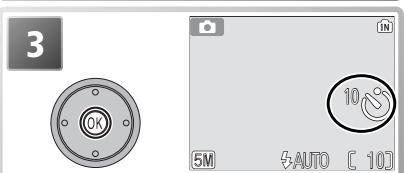 NIKON COOLPIX S2 - Utilisation du retardateur - 3