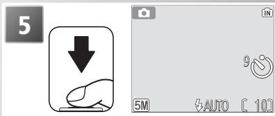 NIKON COOLPIX S2 - Utilisation du retardateur - 5