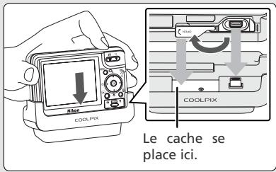 NIKON COOLPIX S2 - Placement de l'appareil photo dans la COOL-STATION - 1