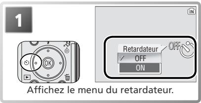 NIKON COOLPIX S2 - Utilisation du retardateur - 1