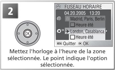 NIKON COOLPIX S2 - Fuseau horaire - 6
