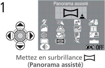 NIKON COOLPIX 4500 - Prise de vues pour un panorama - 1