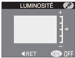 NIKON COOLPIX 4500 - Pour régler la luminosité du moniteur : Luminosité - 1