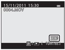 NIKON COOLPIX AW100 - Appuyez sur la commande ▶ (lecture) pour passer en mode lecture. - 1