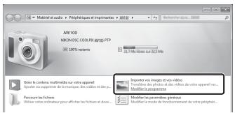 NIKON COOLPIX AW100 - - Avec Windows 7 - 1