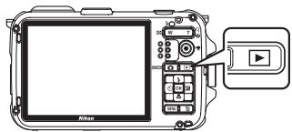 NIKON COOLPIX AW100 - Lorsque vous affichez des images, appuyez sur ▶. - 1
