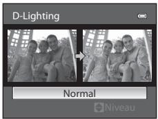NIKON COOLPIX P310 - Appuyez sur la commande ou du sélecteur multidirectionnel pour désirir le niveau de réglage, puis appuyez sur OK. - 1