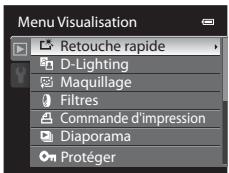 NIKON COOLPIX P310 - Fonctions disponibles en mode de visualisation (menu Visualisation) - 1