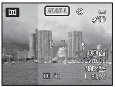 NIKON COOLPIX P310 - Indicateur AE/AF-L (mémorisation de l'exposition) - 1