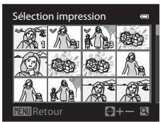 NIKON COOLPIX P310 - Commande d'impression (creation d'une commande d'impression DPOF) - 2