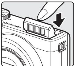 NIKON COOLPIX P310 - Fermetre du flash - 1