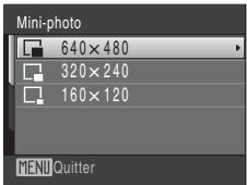NIKON COOLPIX S220 - Redimensionnement des photos : Mini-photo - 3