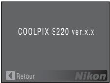 NIKON COOLPIX S220 - Ver. Version firmware - 1