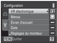 NIKON COOLPIX S220 - Affichage du menu Configuration - 5