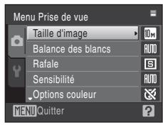 NIKON COOLPIX S220 - Permutation entre les onglets - 1