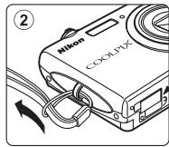 NIKON COOLPIX S220 - Fixation de la dragonne de l'appareil photo - 2