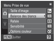 NIKON COOLPIX S220 - Pour l'écran de menu - 3
