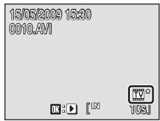 NIKON COOLPIX S220 - Lecture d'un clip vidéo - 1