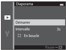 NIKON COOLPIX S3500 - Choisissez demarrer à l'aide du sélecteur multidirectionnel, puis appuyez sur la commande OK. - 1
