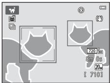 NIKON COOLPIX S3500 - Remarques concernant les zones AF - 1