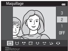 NIKON COOLPIX S3500 - Retouche glamour : amélioration des visages humains à l'aide de huit effets - 2