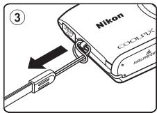 NIKON COOLPIX S3500 - Fixation de la dragonne de l'appareil photo - 3