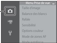 NIKON COOLPIX S3500 - Appuyez sur la commande du sélecteur multidirectionnel. - 2