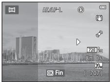 NIKON COOLPIX S3500 - Appuyez sur la commande lorsque la prise de vue est terminée. - 1