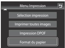 NIKON COOLPIX S4200, COOLPIX S4400, COOLPIX S4300 - Touchez format du papier. - 1