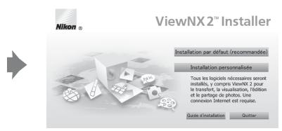 NIKON COOLPIX S4200, COOLPIX S4400, COOLPIX S4300 - Sélectionnez une langue dans la boite de dialogue de sélection de la langue pour ouvrir la fenêtre d'installation. - 2