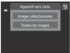 NIKON COOLPIX S4200, COOLPIX S4400, COOLPIX S4300 - Touchez l'option de copie souhaitée. - 1
