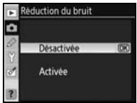 NIKON D80 - Réduction du bruit (tous les modes) - 1