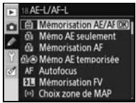 NIKON D80 - 18: AE-L/AF-L (tous les modes) - 1