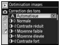 NIKON D80 - Personnalisation des options d'optimisation des images : Personnalisée - 2