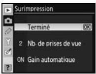 NIKON D80 - Mettez en surbrillance Terminé et appuyez sur OK. - 1