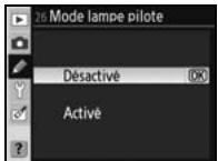 NIKON D80 - 26: Mode lampe pilote (modes P, S, A et M uniquement) - 1