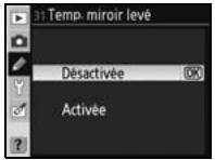 NIKON D80 - 31: Temp. miroir levé (tous les modes) - 1